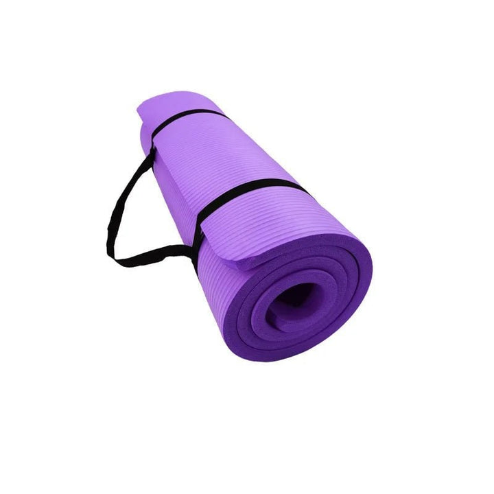 Vikbua™ Tykk sklisikker yogamatte med bærestropp