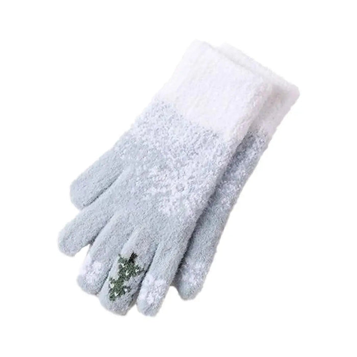 Vikbua™ Julete fingerløse votter med fleecefôr og klaff